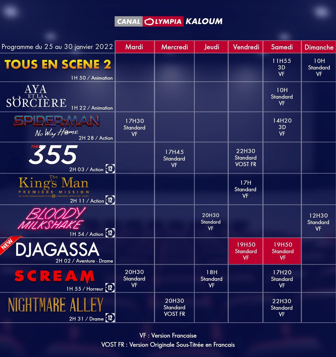 #Djagassa disponible dès ce soir dans toutes vos salles canal Olympia : CO Yennenga, CO Idrissa Ouedraogo, CO Wologuede, CO Bessengue, CO Yaounde 1, CO Poto Poto, CO M’pita, CO Kaloum, CO Tombolia, CO Godope, CO Hippodrome, CO Téranga… Tous en salle !
#Godfirst #Cinema #Afrique