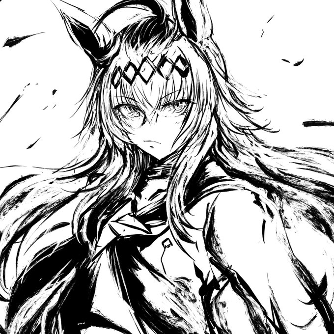 ざっくりリクオグリキャップ#ウマ娘イラスト 