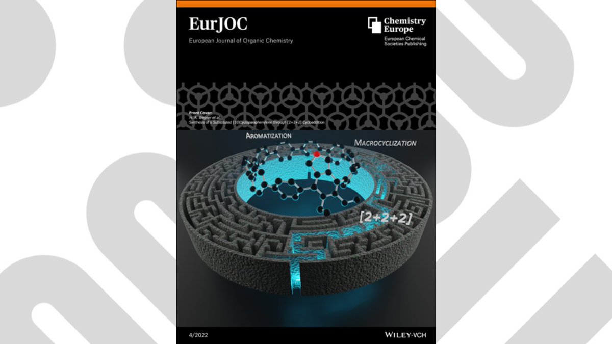 #OnTheCover Synthesis of a Substituted [10]Cycloparaphenylene through [2+2+2] Cycloaddition by Hermann A. Wegner and co-workers (<a href="/wegnerlabs/">Wegner Labs</a> @jannisvolki <a href="/jlugiessen/">Universität Gießen</a>) onlinelibrary.wiley.com/doi/10.1002/ej…