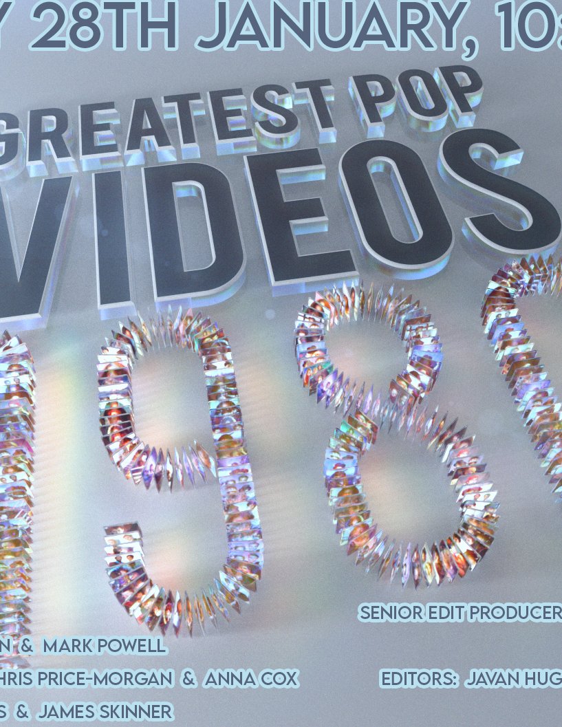 Tonight on <a href="/channel5_tv/">Channel 5</a> - <a href="/NinaMyskow/">Nina Myskow</a> takes us through some of the best 80's Pop Videos