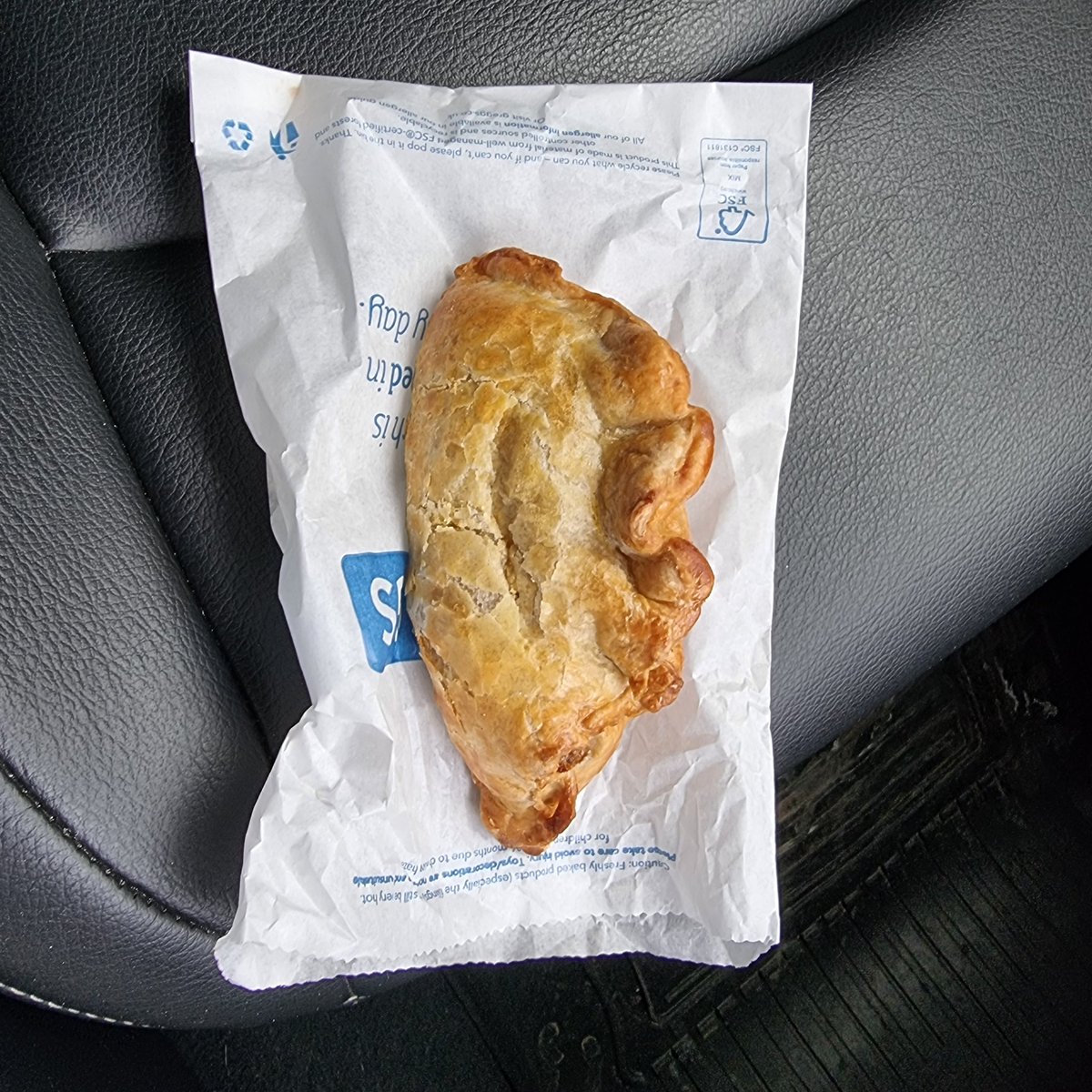 #Greggs £1.85 that's the last penny you get out of me. . Has to be the smallest pasty I've ever seen. . .what a joke no wonder you return such huge profits. . .