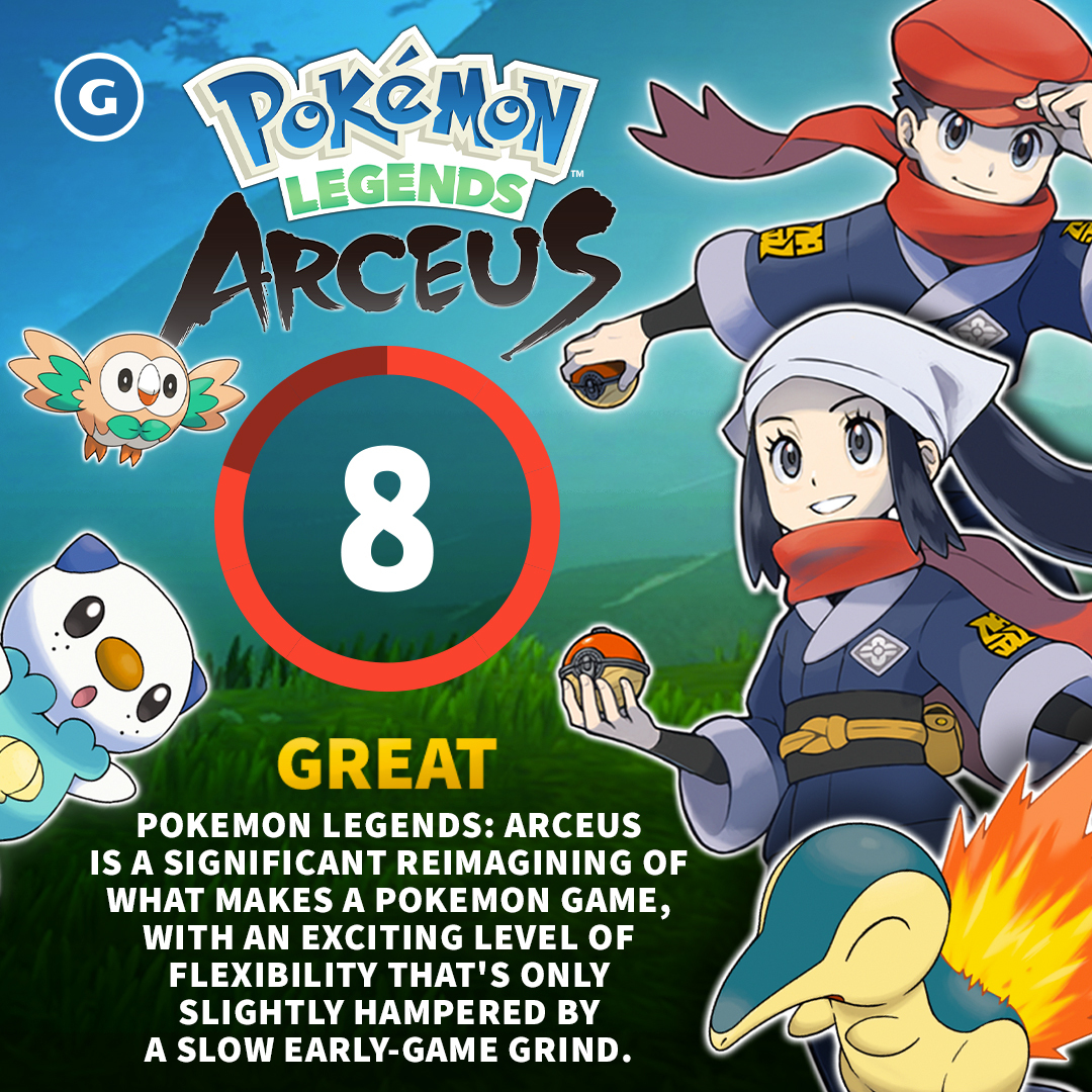 Pokemon Legends: Arceus User Score is Highest the Series Has Had in Years