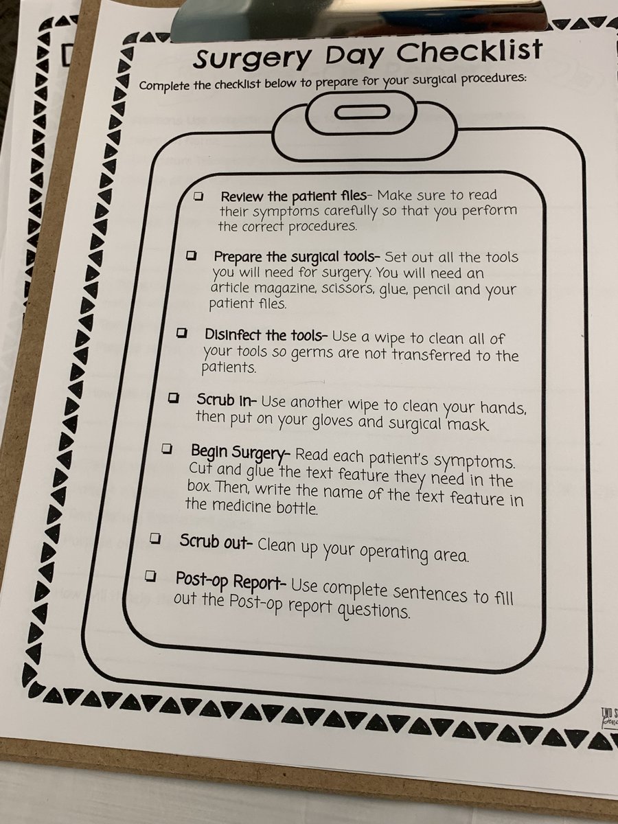 MFESMustangs's tweet photo. It's Text Structure SURGERY day in 3rd Grade! Way to go surgeons!  @lindsayhelman https://t.co/4NCDgrUrEK