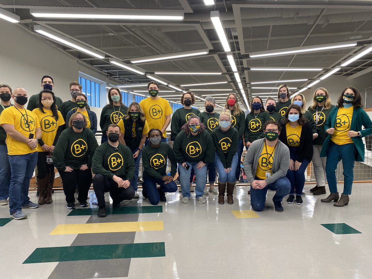 Katy_Hoff's tweet image. Some of our Odessa HS staff members rocking their Andrew McDonough B+ Foundation shirts to help spread awareness and fight childhood cancer @BePositiveFdn @OHSDuckNation