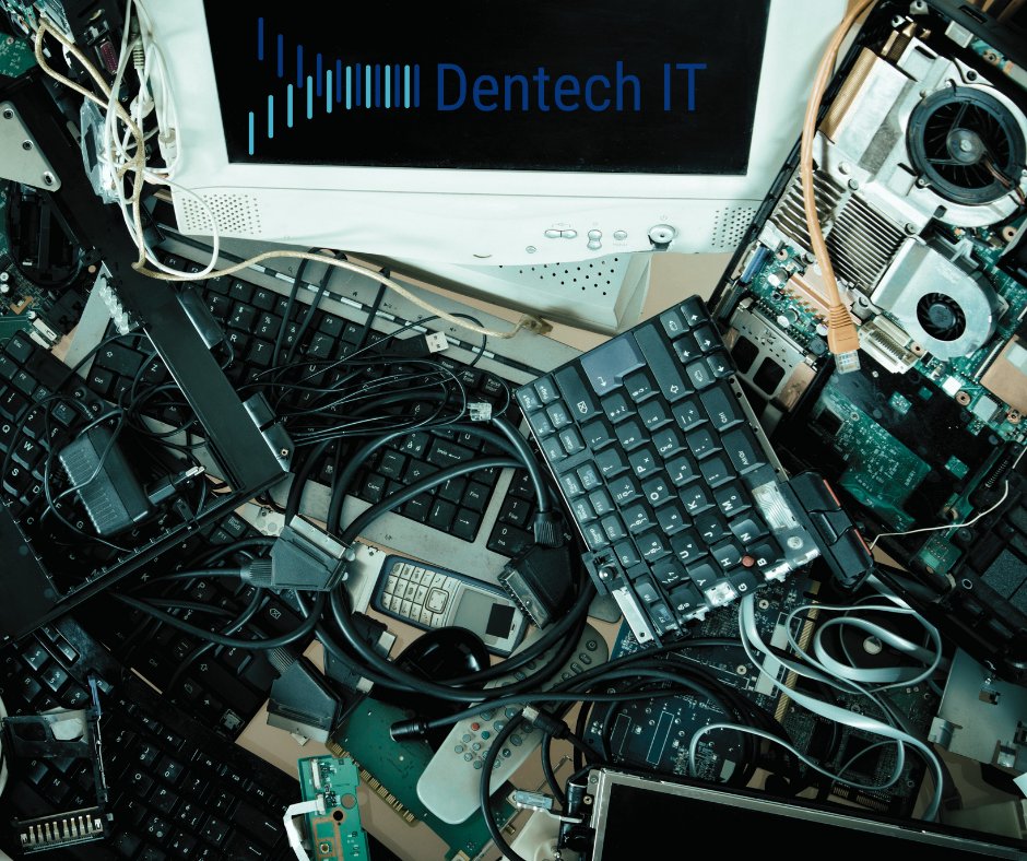 E-waste or electronic waste, is a common topic when it comes to #IT &amp; #technology. 

Technology advances so quickly that new versions of laptops, PCs &amp; mobiles are being released all the time! So what can we do about our #ewaste?

We have one solution ⤵️

dentechit.org.uk/hardware-softw…