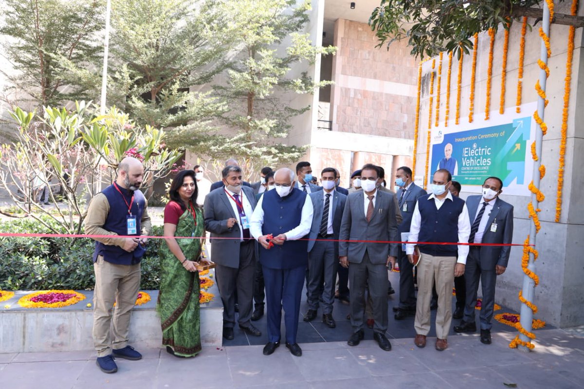 Gujarat CM inaugurates EV Centre of Excellence at i-Create