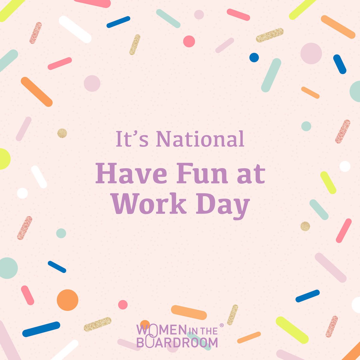 BoardroomWomen's tweet image. Send us some images or videos of you having a great day at the office!

#havefunatworkday