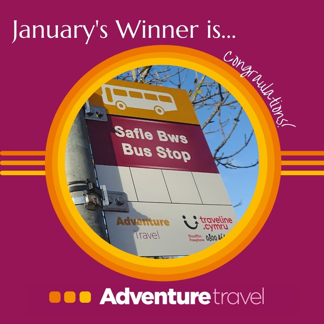 AdvTravelBus's tweet photo. Snap of The Month ~ 

Our winner is... Paul Harley
The word inspo was 'New' and Paul highlighted this by taking a fab photo of our NEW bus stop flags - great idea Paul!

To take part in this free competition, click here: https://t.co/sANI5CiyYg

#photocompetition #snapofthemonth https://t.co/3ynAISU05n