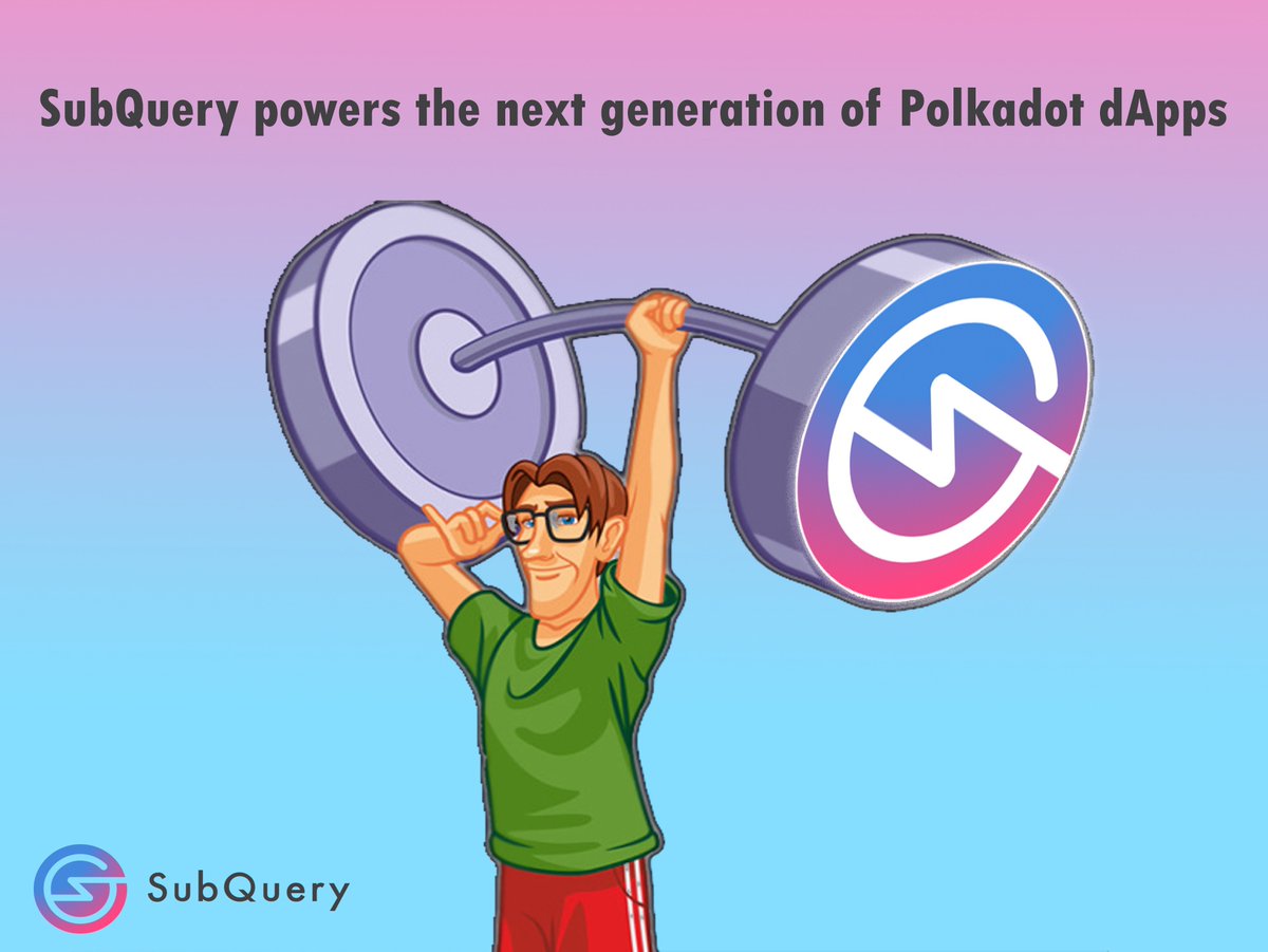 Panty24228534's tweet image. @SubQueryNetwork  powers the next generation of Polkadot dApps
#SubQueryJanuary #web3 #SubQueryAmbassadorProgram #SubQuery #SubQuerySpartanProgramme
