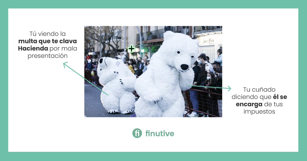 No seas como el Oso de Cádiz, ¡contrata una #asesoría! 🧸😉🤘🏼

#osodecadiz #asesoriaonline #impuestos #hacienda