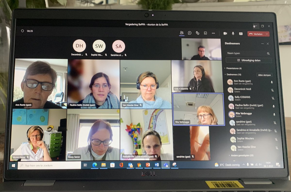 BBeppa's tweet photo. Volop bezig onze werking terug te reactiveren: de #BePPA Belgian Pediatric Pain Association. Online overleg met #verpleging #artsen #psychologen uit zowel #vlaanderen als #wallonië . #ViveLaBelgique #Online #StaySafe #Behealth #Nursing #MedTwitter #LetsGo @BBeppa @childpainSIG https://t.co/ycRtA7JaGk