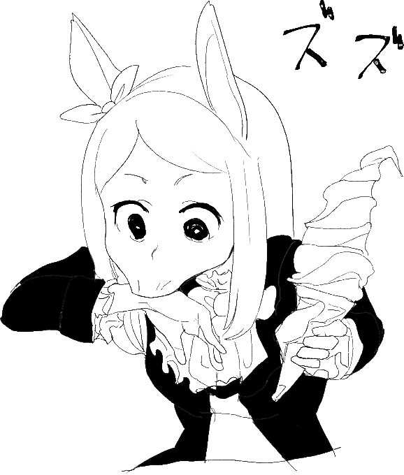 余裕ない時に描いた余裕ないマックイーン 