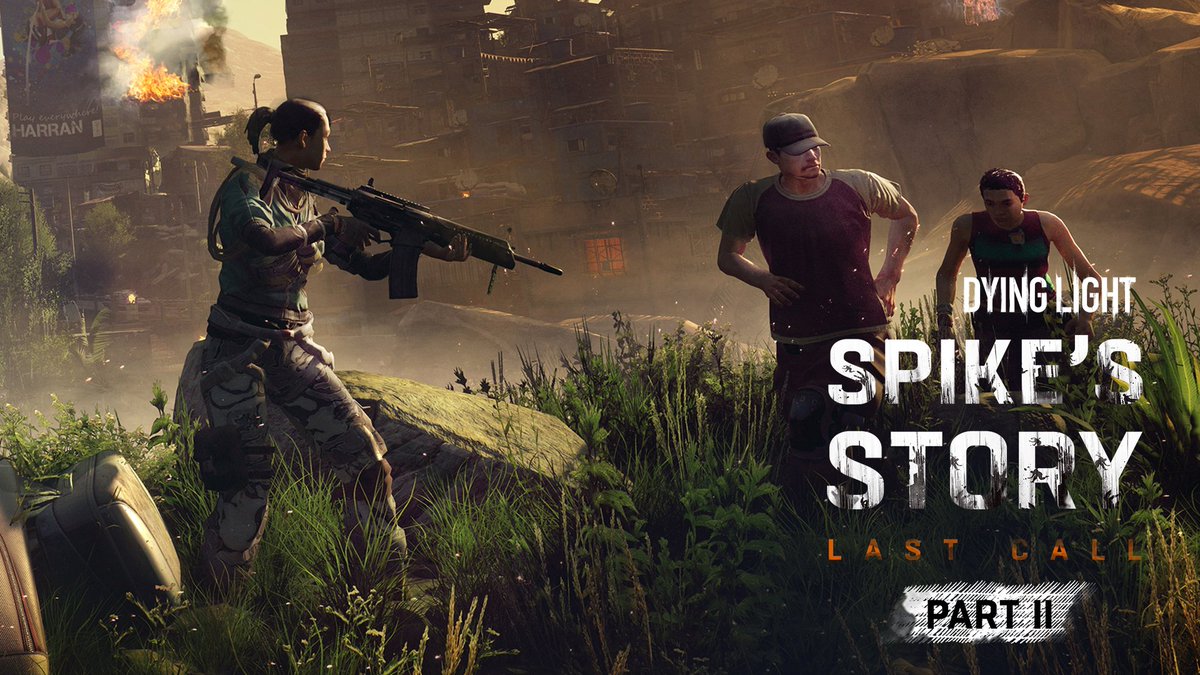 DyingLightGame's tweet photo. It seemed fine... for a moment. Until the Viral Rush came. You think Spike can survive it? You think the survivors can make it? Maybe you could help them in the second part of the Spike's Story: Last Call event. Join the fight!
#StayHuman https://t.co/7VVSwg1nz1