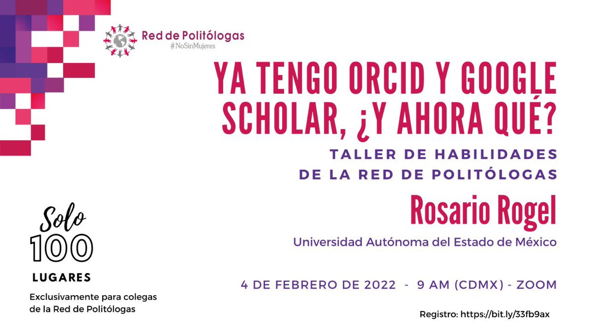 RedPolitologas's tweet photo. #PróximoViernes 
👇👇👇👇👇👇👇👇👇👇 https://t.co/jUrU366MUs