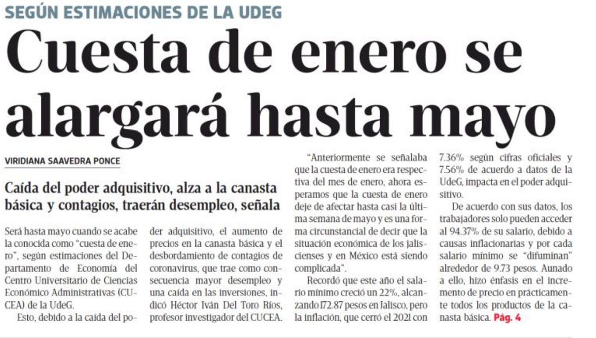 Durará cuesta de Enero hasta que se marchiten las Flores de Mayo