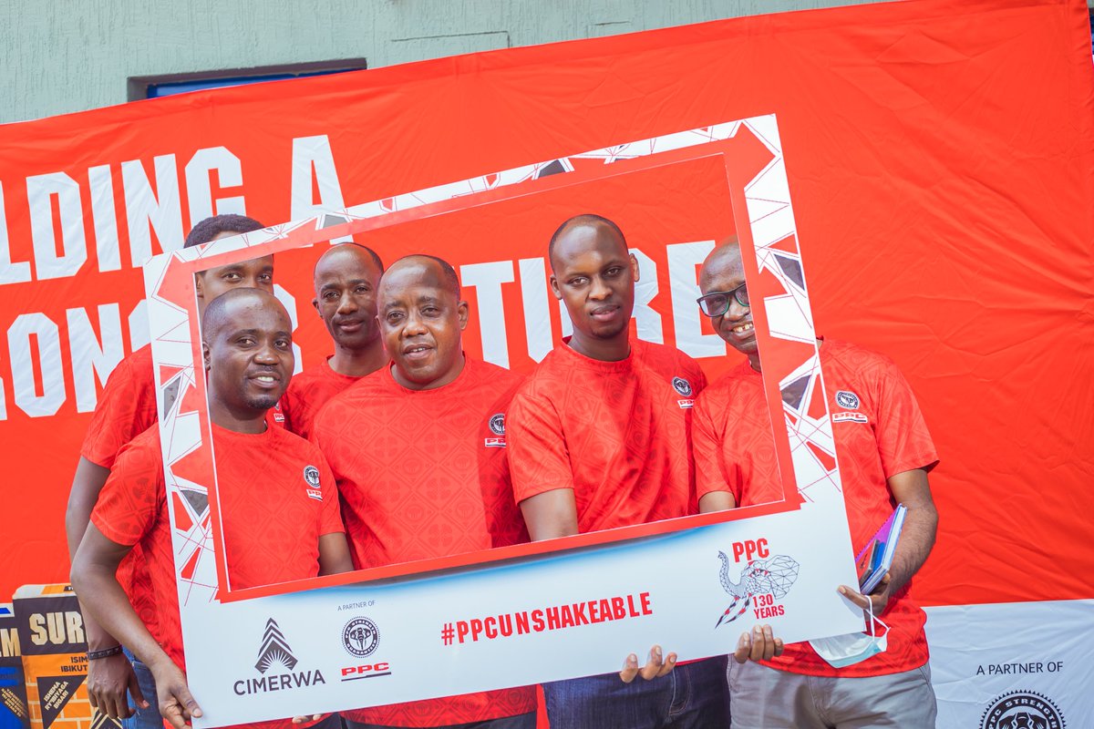 CimerwaPlc's tweet photo. Today, we celebrated @PPC_Africa 's incredible legacy that spans over 130 years. #PPCUnshakeable #PPC130Years https://t.co/zfueLslGR8