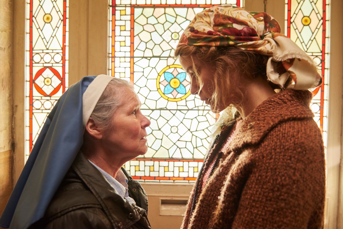 BFI's tweet photo. Watch Romola Garai discuss her directorial debut Amulet, in cinemas today #BFIatHome https://t.co/jJozim77m4 https://t.co/OPSskob69h