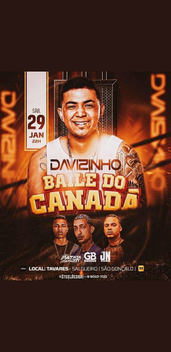 Sabadão é tudo com nós mesmo 🇨🇦🚀🤯🍬
Vem pro melhor baile de São Gonçalo 🎊
Baile do Tavares 🇨🇦