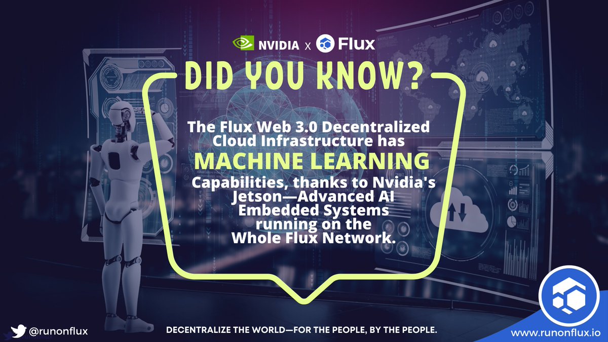 BettyK0's tweet photo. New press release about @nvidia and @RunOnFlux!!

Flux aims to evolve faster through access to NVIDIA's cutting-edge #technology and experts, networking events, and co-marketing support. 🔥

https://t.co/9xkpNPw7LI

@elonmusk @jack $FLUX #web3  #crypto #cryptonews #nvidia  #tech https://t.co/qLVADpYEak