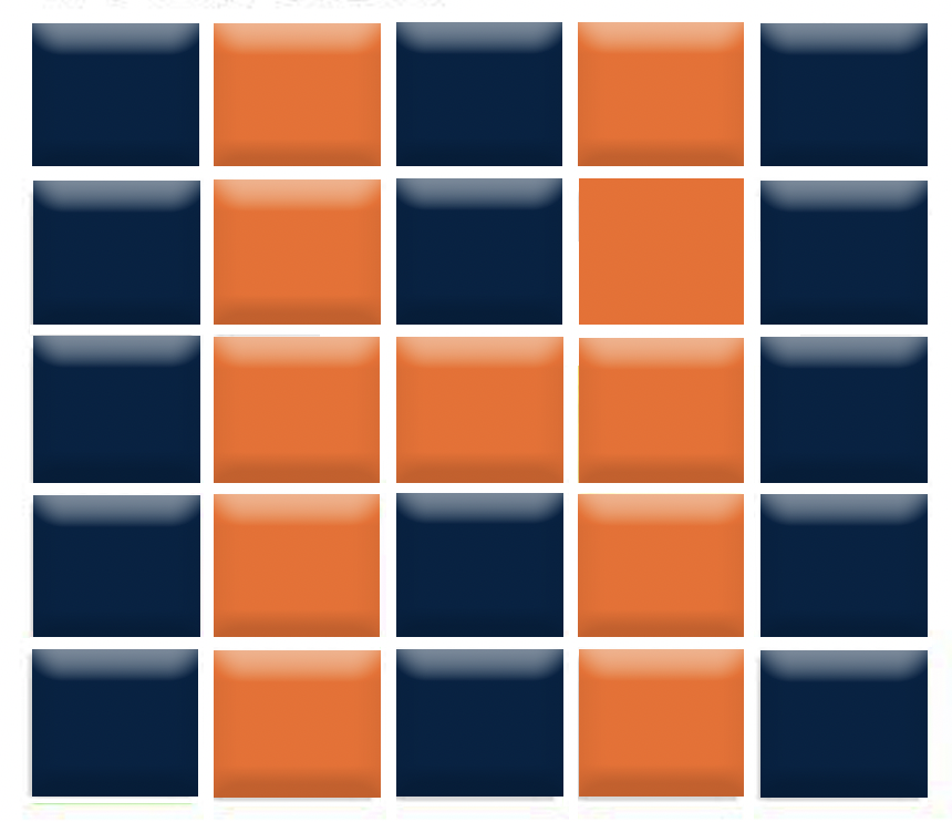 Blue wordl grid with an Orange H. Hope College is #1 in Best Liberal Arts Colleges by Niche.com