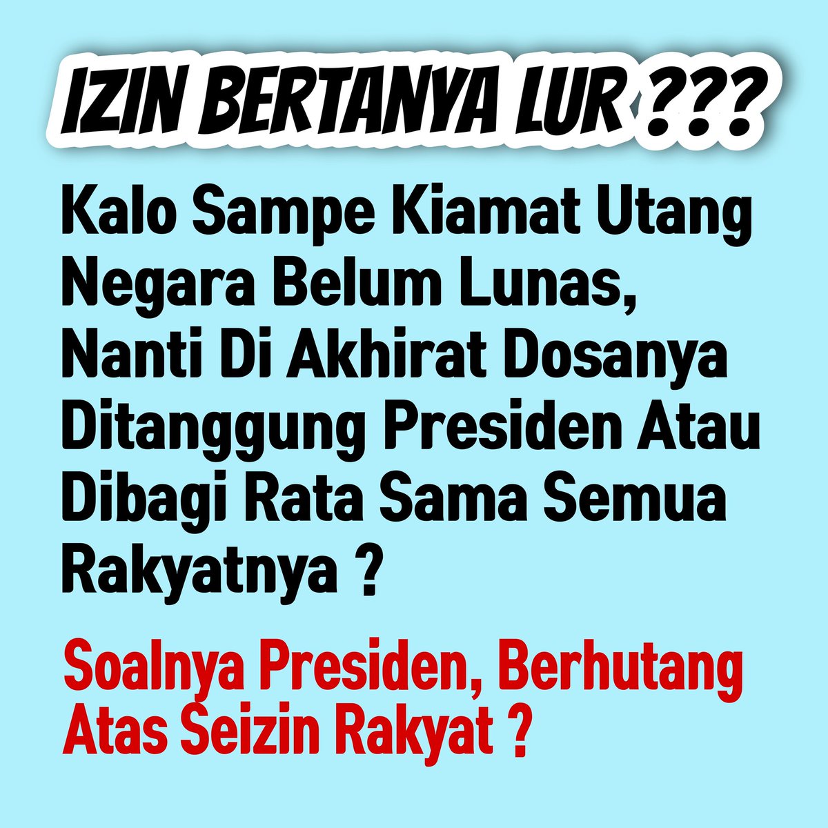 Izin Bertanya Lur ???