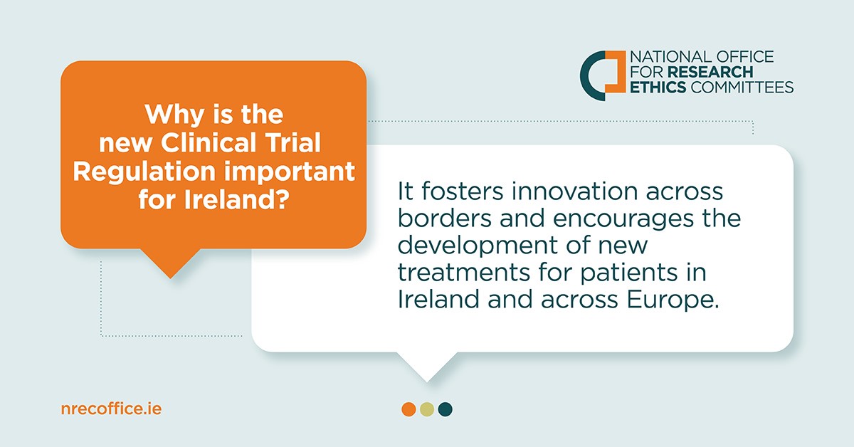 #ClinicalTrialRegulation #EUClinicalTrials
<a href="/roinnslainte/">Department of Health</a> @DonnellyStephen <a href="/IDAIRELAND/">IDA Ireland</a> <a href="/TheHPRA/">HPRA</a> @HRB_NCTO <a href="/hrbtmrn/">HRB-TMRN</a> <a href="/IPPOSI/">IPPOSI</a> <a href="/PPI_Ignite_Net/">PPI Ignite Network Ireland</a> <a href="/HRCIreland/">Health Research Charities Ireland - HRCI</a> <a href="/cancertrials_ie/">CancerTrialsIreland 🌈</a> <a href="/IrishCancerSoc/">Irish Cancer Society</a> <a href="/News_IACR/">News IACR</a> <a href="/BreakthroCancer/">Breakthrough Cancer Research</a> <a href="/BreastCancerIre/">BreastCancerIreland</a> <a href="/pmrycaretrials1/">HRB PrimaryCare CTNI</a> <a href="/ICC_CTN/">ICC CRC</a> <a href="/RCSI/">Csontos Erika</a> <a href="/RCPI/">Hara Jan</a> <a href="/EMA_News/">EU Medicines Agency</a>