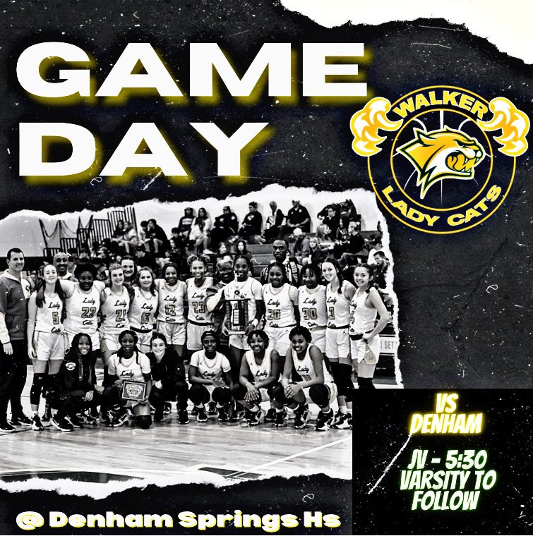 _LadyCatsHoops's tweet photo. 🚨 GAME DAY 🚨

🆚: Denham Springs

📍: Denham Springs

⏰: Jv - 4:30 Varsity to follow

#CatsLoading #9677PressBlvd #Road2Hammond https://t.co/EsjIf8L1lM
