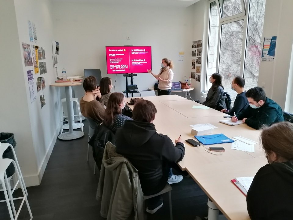 gleblond59's tweet photo. Premier événement 2022 labellisé #ReussirSansAttendre avec @poleemploi_HDF et la region @hautsdefrance. 
Merci à @SimplonHDF pour la présentation des actions aux candidats présents à la #Mdie dans le cadre de la semaine dédiée à la filière numérique. https://t.co/o0dDM2ZcXO