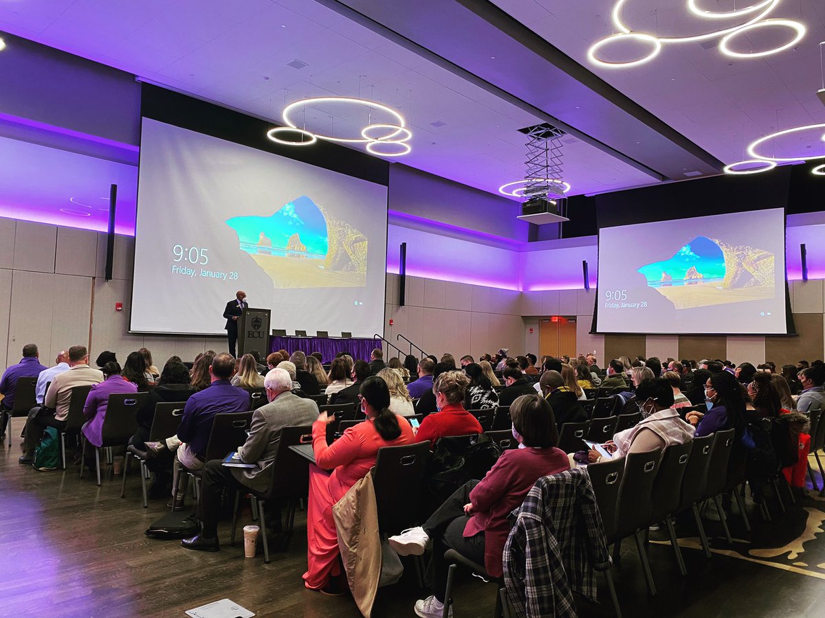 Our opening session of the Student Success Conference is underway! We are talking about adaptive leadership and innovation this morning with over a dozen sessions and an awesome keynote panel 💜