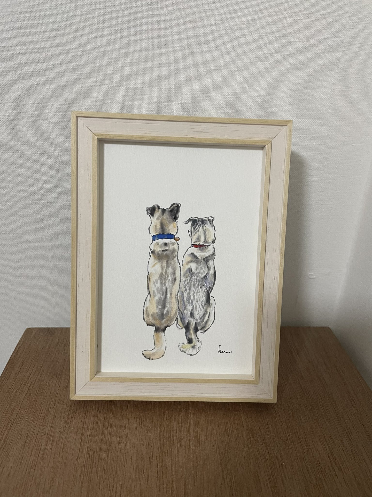 たまことアンディー もの凄い勢いで毎日絵を描いてますが 本日ラストのイラストは後ろ姿 萌え 犬も可愛ええ イラスト 保護犬 ペン画 ポストカード 萌え T Co Bwjgxkhnyr Twitter