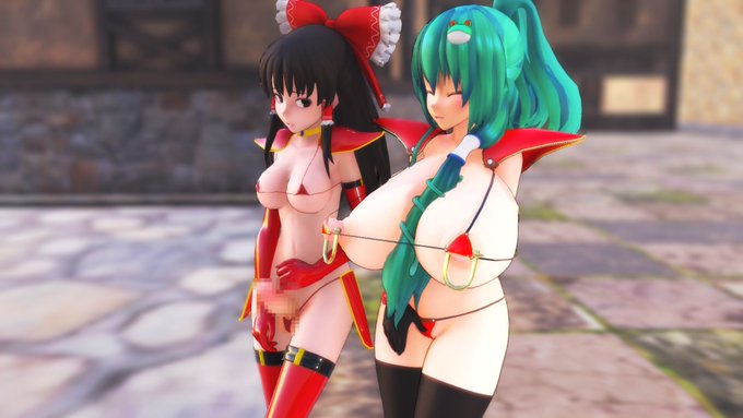 ふたなり霊夢さんも一緒にビキニアーマーで冒険しよう!
でも仲間が乳輪丸見え淫売ビキニアーマー姿ででっかいおっぱいを揺らしながらセックスアピールをしちゃうんじゃ一歩も歩けないくらい勃起しちゃうよね❤️
でも大丈夫!すぐその場でおま〇こで慰めて貰えるからどこでも性処理が出来ちゃうね! 