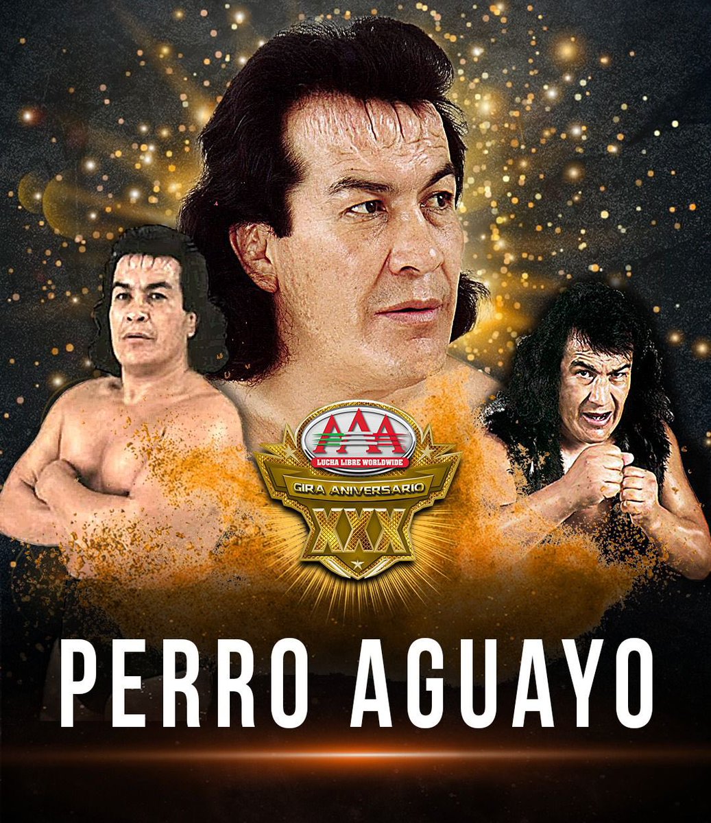 Si hablamos de la historia de <a href="/luchalibreaaa/">Lucha Libre AAA Worldwide</a>, tenemos que mencionar al PERRO AGUAYO. 

Leyenda del deporte en México 🇲🇽

Hoy celebramos su nacimiento y honramos su legado que sigue vigente.

 #30AniversarioAAA