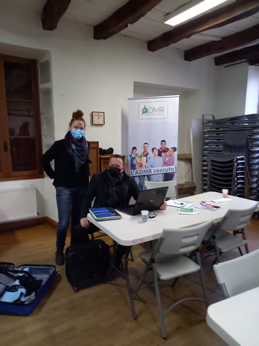 LE RECRUTEMENT / PROMOTION DE NOS METIERS
La fédération ADMR du Lot et les associations de Bretenoux et ABRI ont été invitées par Pôle Emploi
Figeac à participer à des rencontres pour l'emploi sur 3 jours.