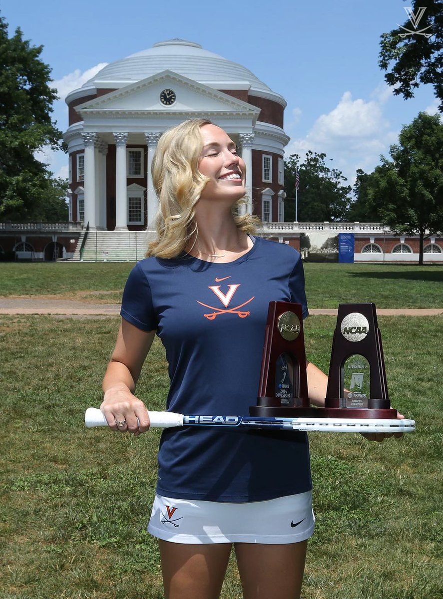 VirginiaSports's tweet photo. From the University of Virginia ➡️ the Australian Open singles final! 

Good luck tomorrow, Danielle Collins!

🔶⚔️🔷#GoHoos https://t.co/clHwQg12LS