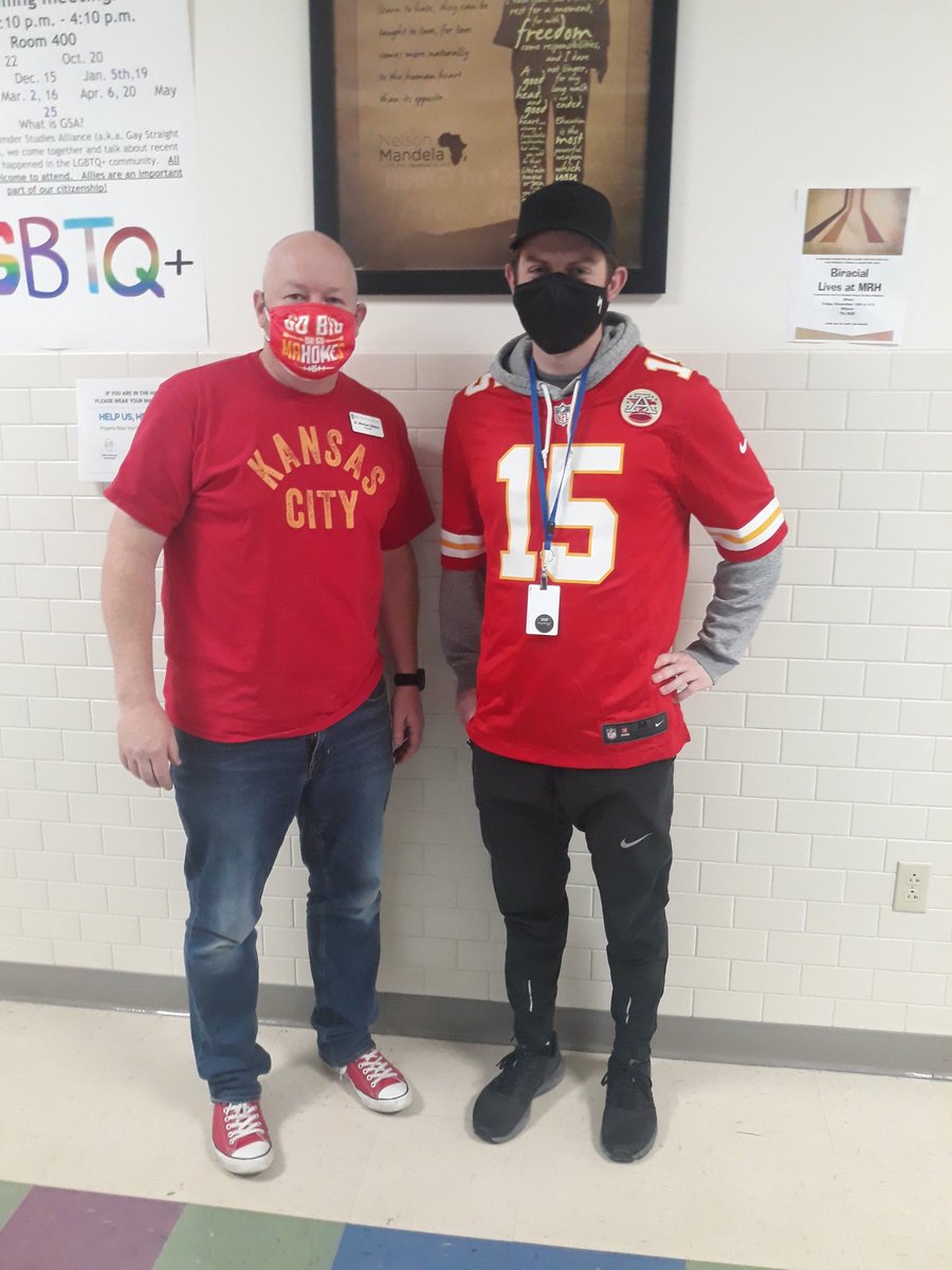 DrMikeDittrich's tweet photo. KC born teacher Mr. Noud helps mold minds every day. Now he is helping change my mind about football in Missouri. #kansascity #mahomes #stilldontlikeKroenke #kcborn https://t.co/170JisTs2h https://t.co/chlpQsENsD