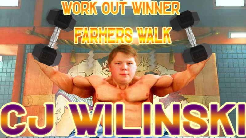 This week one of the big guys got in on the action. Congrats Tank!!! #WintheDay #whitnALLIN