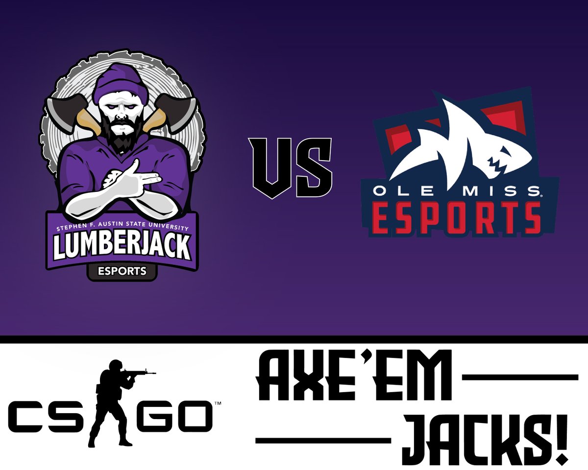 Let's wish our CS:GO team some luck against <a href="/olemissesports/">Ole Miss Esports</a> today!! 😈

Axe 'em Jacks!