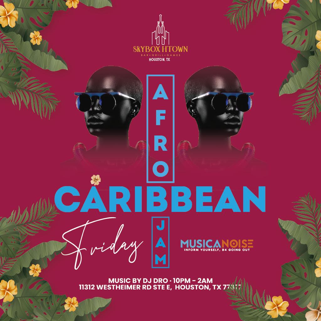 skyboxhtown's tweet photo. Tonight w/ Afro Caribbean Jam &amp; Every Friday @skyboxhtown https://t.co/Vu6OtmO1e7