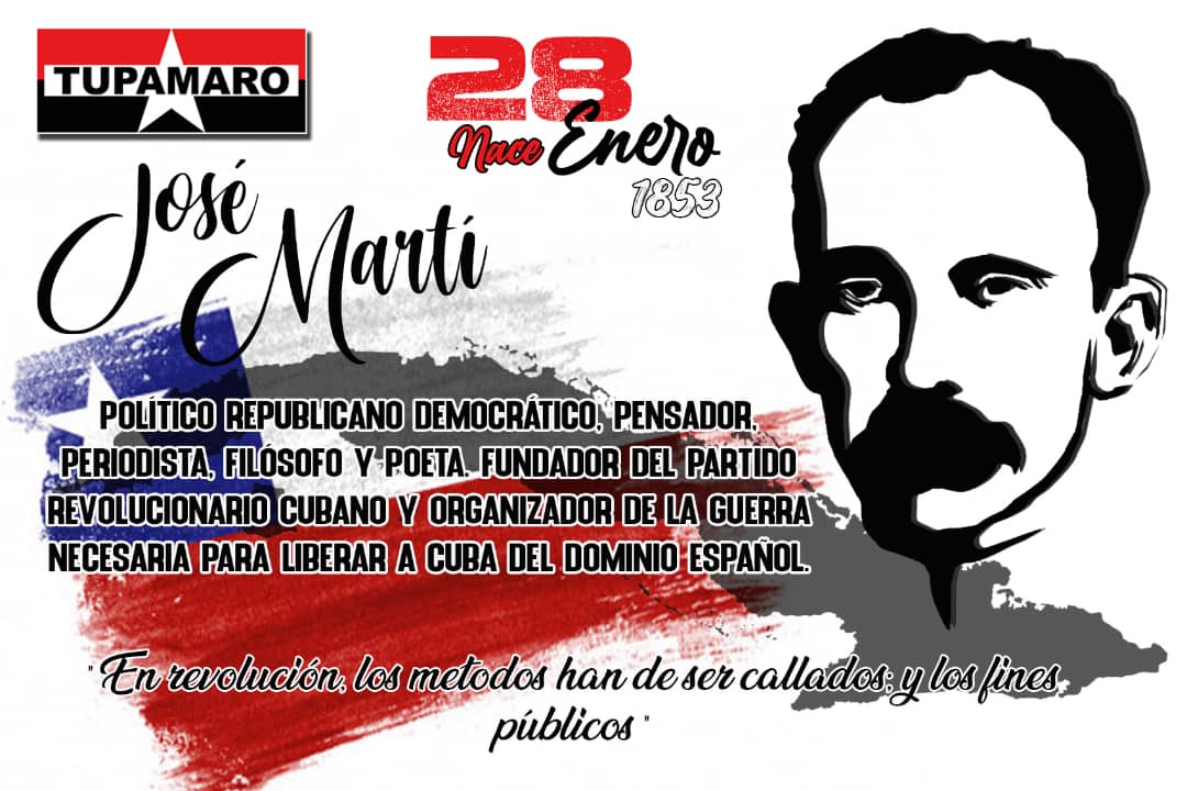 libertador_mrt's tweet photo. #28En político revolucionario democrático, y organizador de la Guerra de Independencia de Cuba el cual fue considerado como el iniciador del modernismo literario y fundador del partido revolucionario Cubano #LaEraRebelde #TupamaroRebelde https://t.co/IMgtCwOXrE