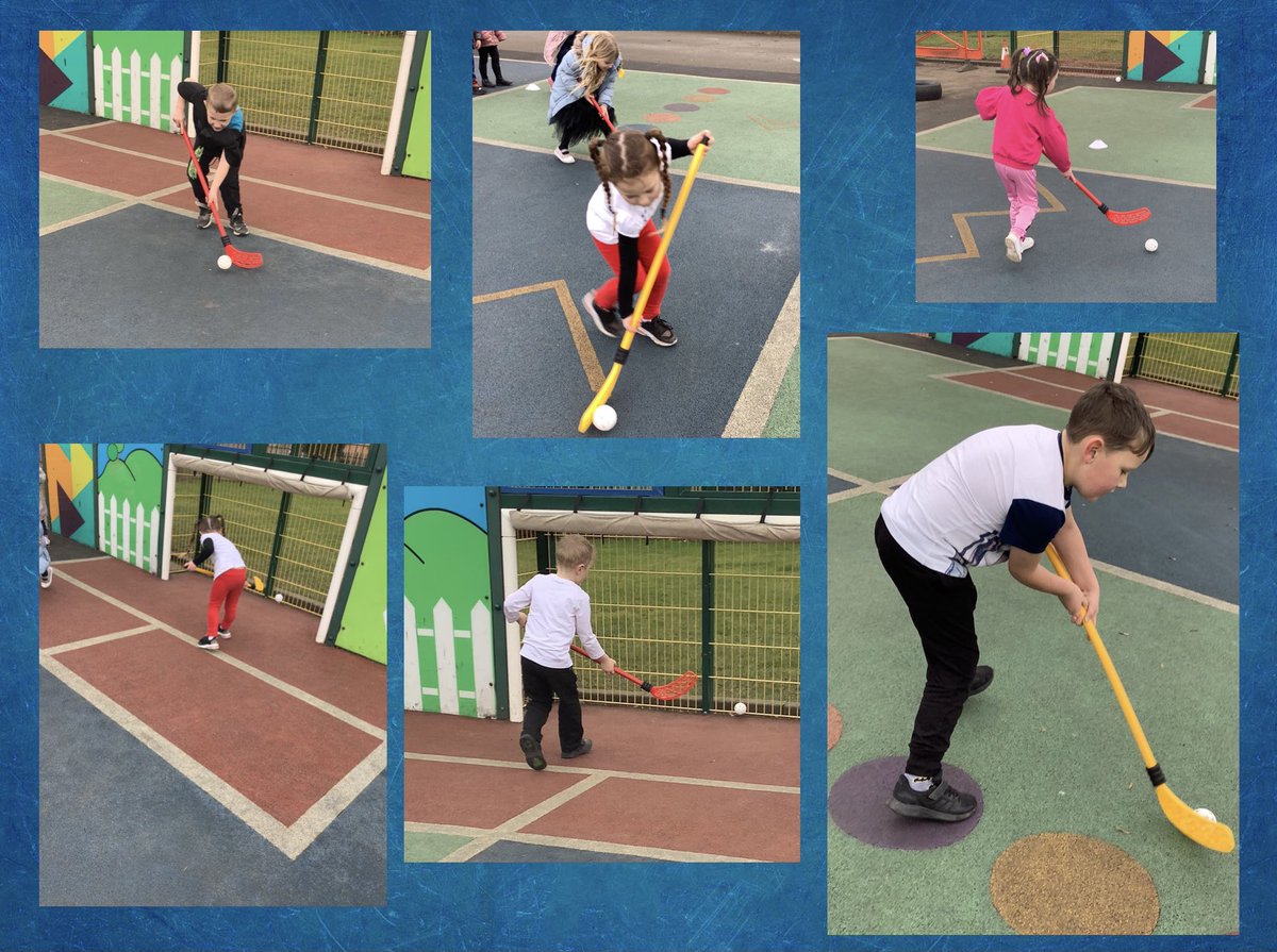 IPMATGirnhill's tweet photo. Rabbits have spent their afternoon learning how to attack and defend in hockey! They know how to hold the hockey stick properly and how to dribble and shoot the ball. Go Rabbits! #GIRNHILLpe #GIRNHILLrabbits #IPMATGIS #IPMAT_CEO https://t.co/oTyQHtv6ap