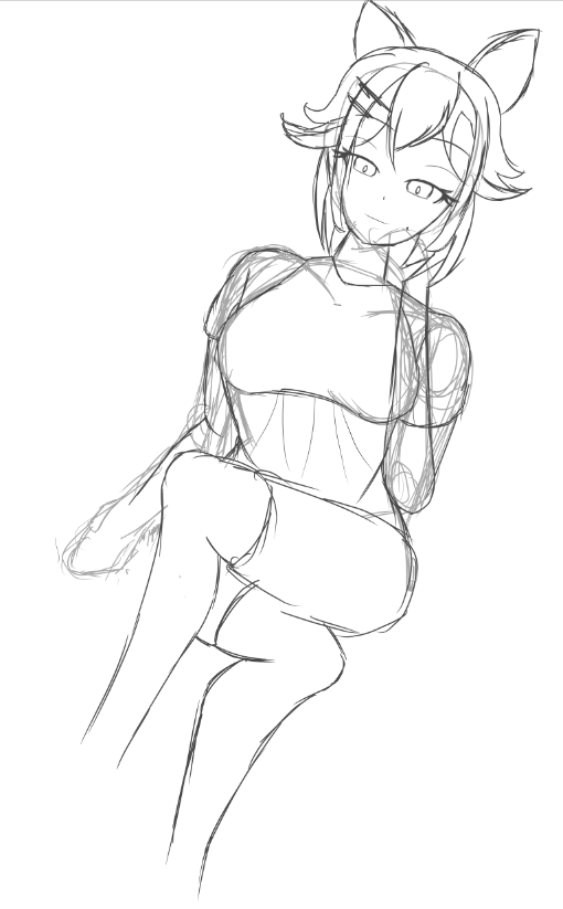 HolyPPPP's tweet photo. #mortuART A "quick" W.I.P practice, thought it would be cool to draw you like this lol https://t.co/W4Samb4aiB