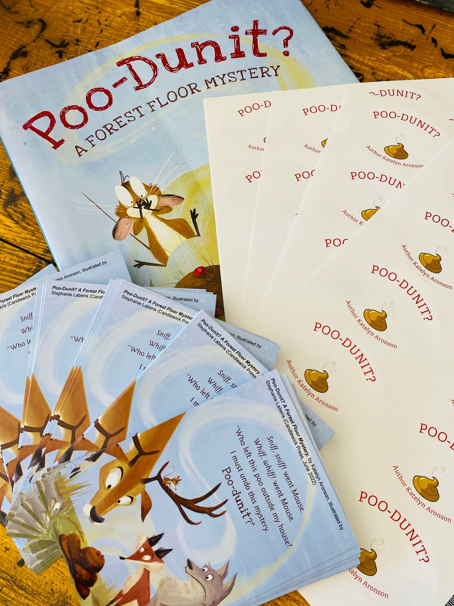#Swag time! Since B&amp;N is offering 25% off pre-orders thru today only, I’d love to send you a POO-DUNIT? card &amp; signed bookplate to thank you for ordering in advance. Just let me know! 💕🐭💩👇

barnesandnoble.com/w/poo-dunit-ka…? ean=9781536216370 #stem #pb #mystery #poo #poop #pooparty