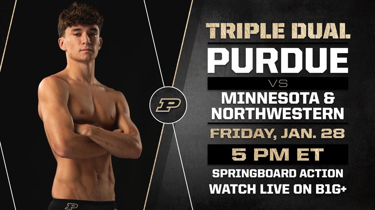 Springboard Action to open the weekend for our guys in Minneapolis.

DYK Olympian Brandon Loschiavo is back with us &amp; mentoring our Boilers this weekend on the road trip. #BoilerUp 

💻 Watch B1G+: bigtenplus.com/en-int/schedul…
📰 Preview: boile.rs/3KPbPEK
