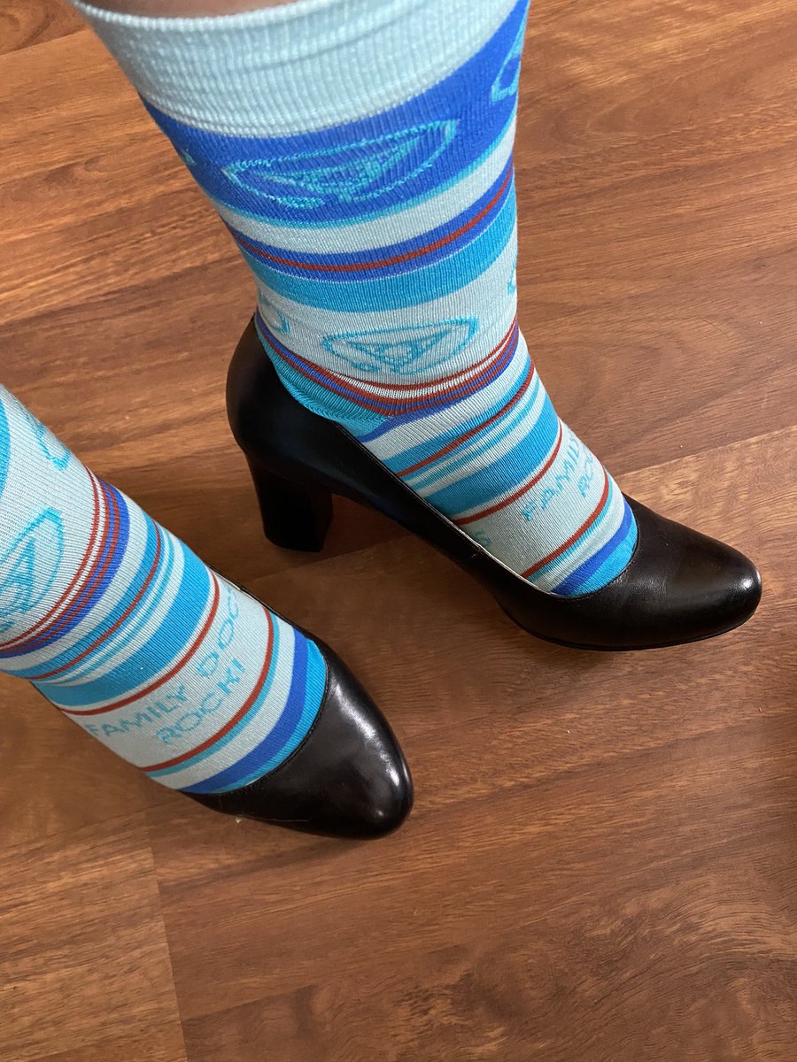 Today is the first live-stream day of #OCFPSummit and sporting my new socks @OntarioCollege. Hope you’ll join us, live (virtual) or on demand. A fantastic lineup of speakers in a conference designed BY family doctors FOR family doctors!