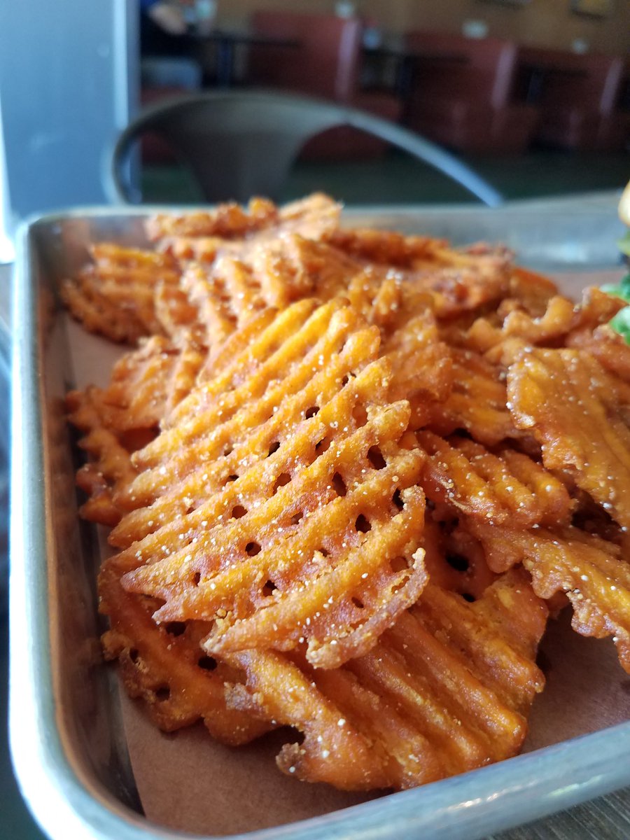Sweet potato waffle fries are always the right choice. 

We're open 11-8 today! See you soon.