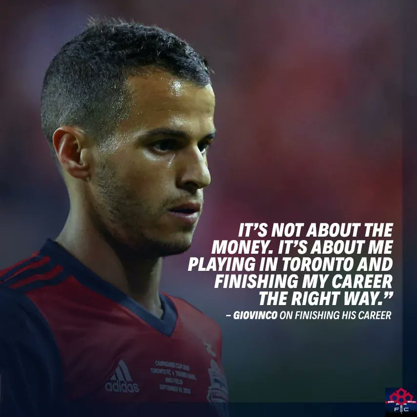Sebastian Giovinco knows how he wants to finish his career. The all-time leading goalscorer calls the city his home. And he is not finished with Toronto FC. 🇮🇹 #TFCLive
