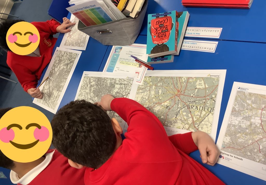 StJosephsCatho7's tweet photo. Year 5 Magnolia have been geographers this afternoon, exploring maps of our local area from 1890 to today.
They have used geography skills to compare how Bradford has changed over time, making links with how migration could have affected this. @bcw_cat #digimaps #geography https://t.co/IbWkOdLOpd