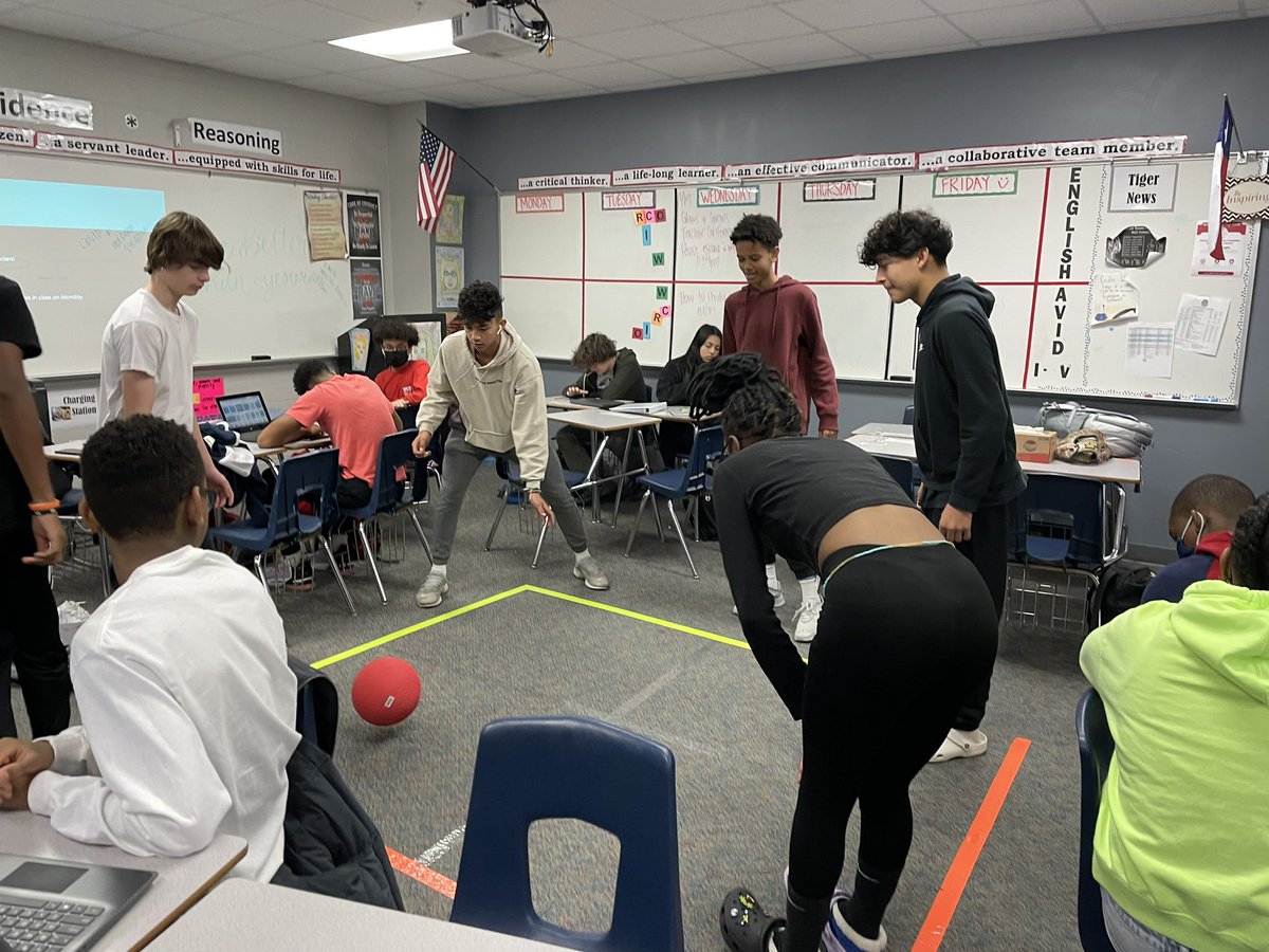 TravisHS_AVID's tweet photo. It’s not all work in AVID… on Fridays we have FUN! @TravisHS_AVID @AVID4College #kickingitoldschool #AVIDFamily #AVIDWay https://t.co/73uXyXTquK