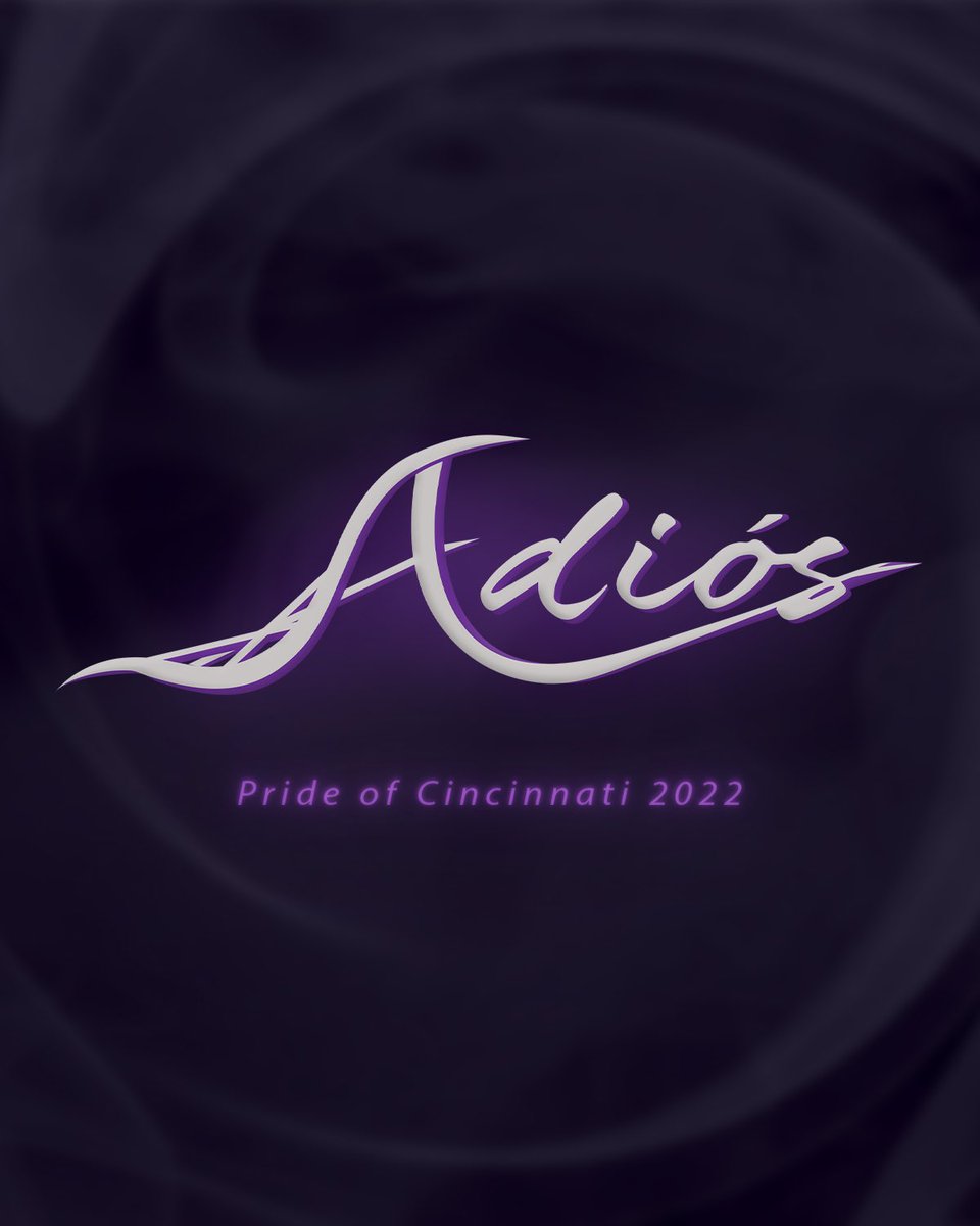 Pride is excited to announce its 2022 program, Adiós, featuring the music of Benjamin Clementine.  See Pride’s performance calendar here: 
sites.google.com/prideofcincinn…

#prideofcincinnati #wgi #wgi2022