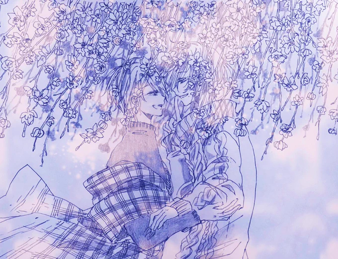積もる話はまたいつか。

#イラスト
#冬の創作クラスタフォロー祭 
#絵描きさんと繋がりたい 
#みんなで楽しむTwitter展覧会
#絵柄が好みって人にフォローされたい

よその子とお別れする時に描いたものです。またいつか会えるといいな。 